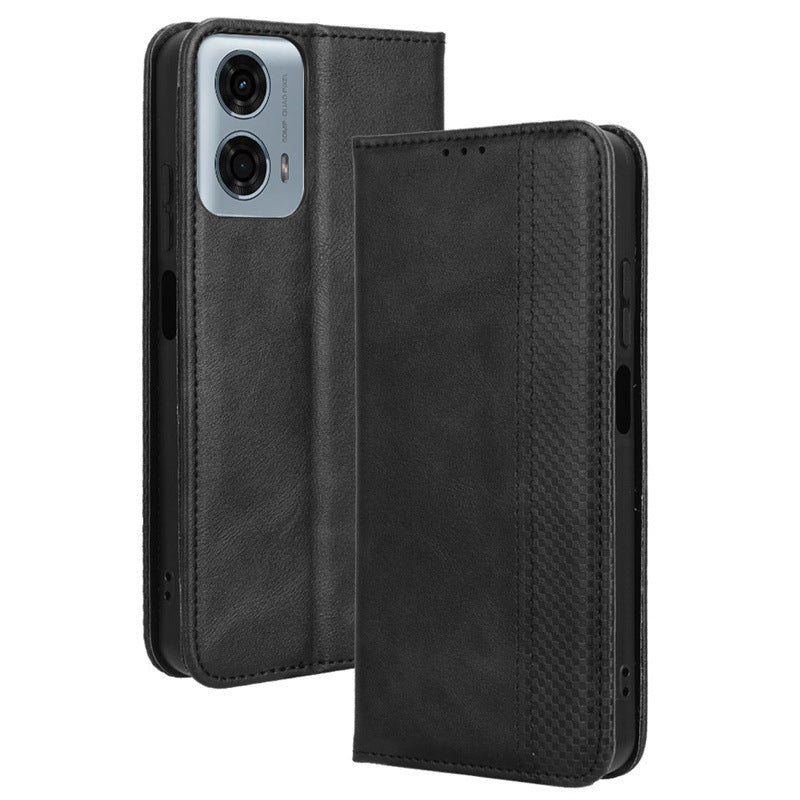 Chargez l&#39;image dans la visionneuse de la galerie, [With Card Solt] Motorola Moto G45 - PU Leather Material with Card Slots Cats Wallet Case
