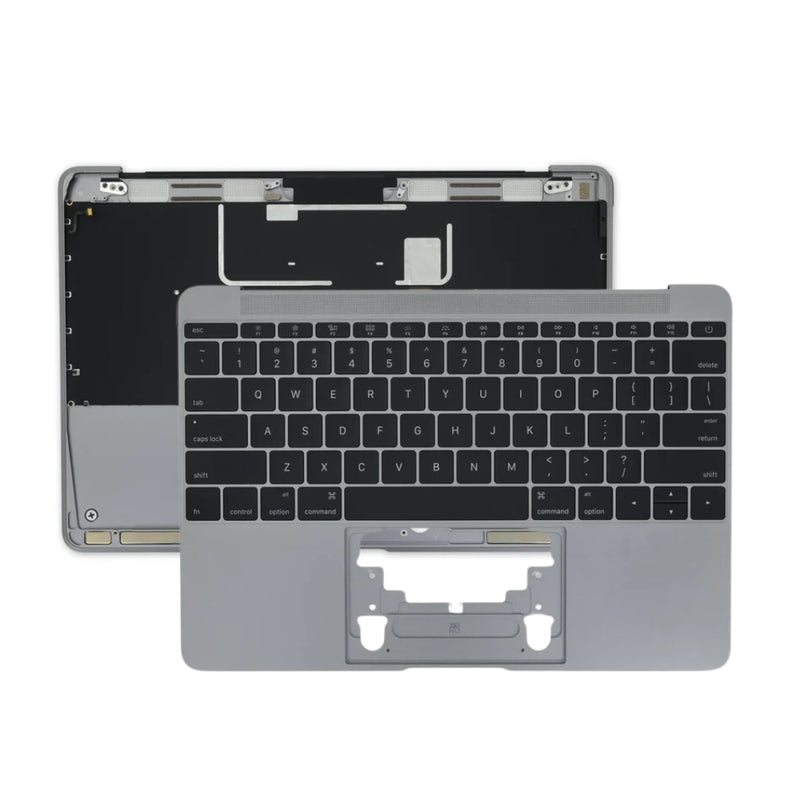 Cargue la imagen en el visor de la galería, MacBook 12&quot; Retina A1534 (Year 2015 - 2017) - Keyboard With Back Light Frame Housing Palmrest US Layout Assembly - Polar Tech Australia
