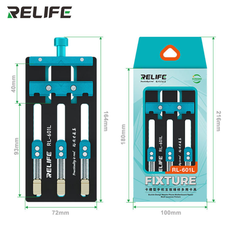 Load image into Gallery viewer, [RL-601L] RELIFE Card Slot Mobile Phone Motherboard Repair Multi-Purpose Fixture - Polar Tech Australia
