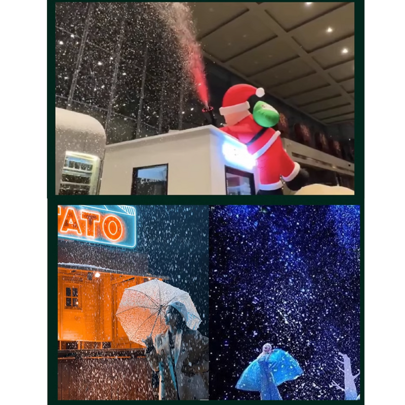 Cargue la imagen en el visor de la galería, Artificial Snow Maker Machine for Mall Christmas Displays, Scenic Spots,Photography and Outdoor Snowfall Effects
