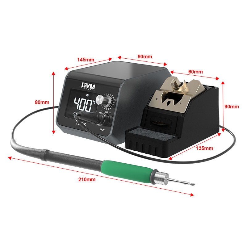 Chargez l&#39;image dans la visionneuse de la galerie, [T210S] GVM Smart Soldering Station 220V - Polar Tech Australia
