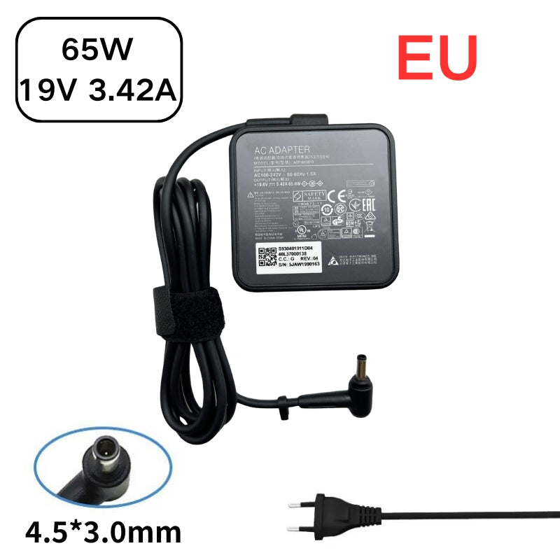 Cargue la imagen en el visor de la galería, [19V-3.42A/65W][4.5x3.0] MSI Modern 14 M14 P14 15M ADP-65GD D - Laptop AC Power Supply Adapter Charger
