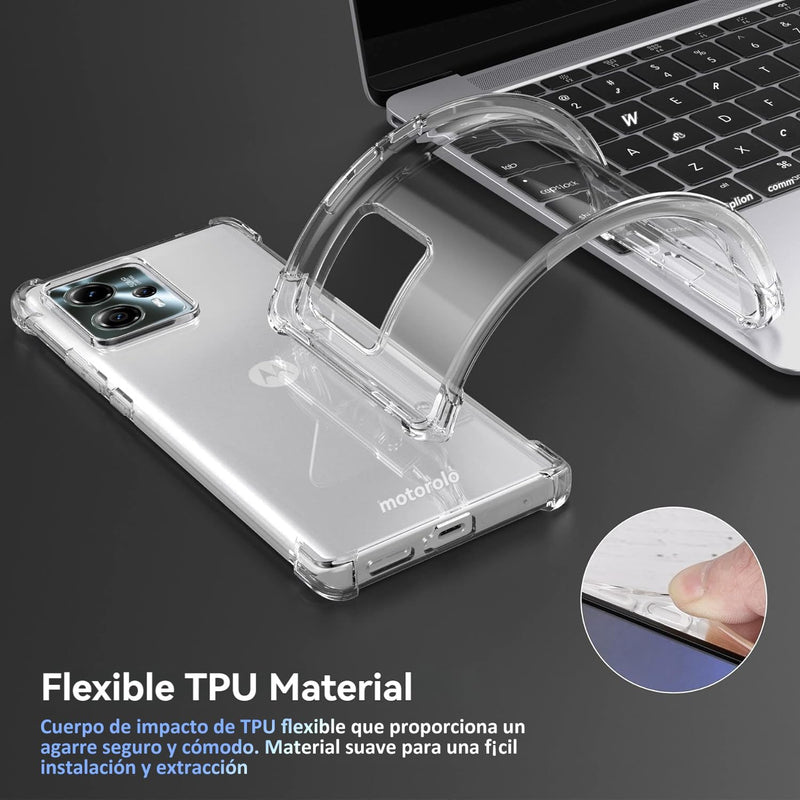 Load image into Gallery viewer, Motorola Moto G23 / Moto G13 - AirPillow Cushion Transparent Soft Clear TPU Four Corners Protective Case
