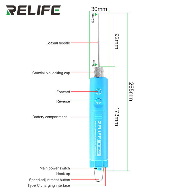 Load image into Gallery viewer, [RL-056F] RELIFE Wireless Speed Control Integrated Glue Remover - Polar Tech Australia
