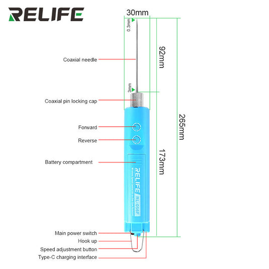 [RL-056F] RELIFE Wireless Speed Control Integrated Glue Remover - Polar Tech Australia