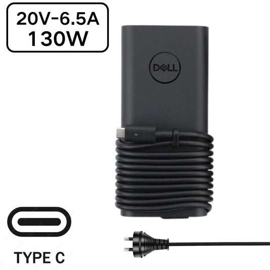 [130 W] [Type-C] Dell Alienware Precision XPS 15 17 USB CC pour ordinateur portable AC mural de voyage chargeur ultra rapide adaptateur de voyage