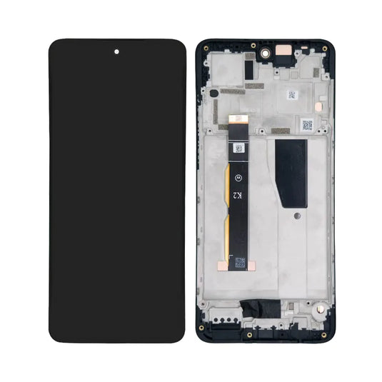 [With Frame] Motorola Moto G84 5G XT2347 OLED LCD & Touch Digitizer Display Screen Assembly - Polar Tech Australia