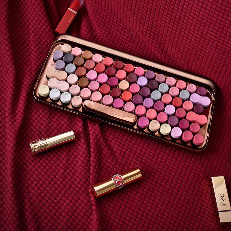 Cargue la imagen en el visor de la galería, Lofree Lipstick Wireless Bluetooth Mechanical Keyboard Stylish and Portable
