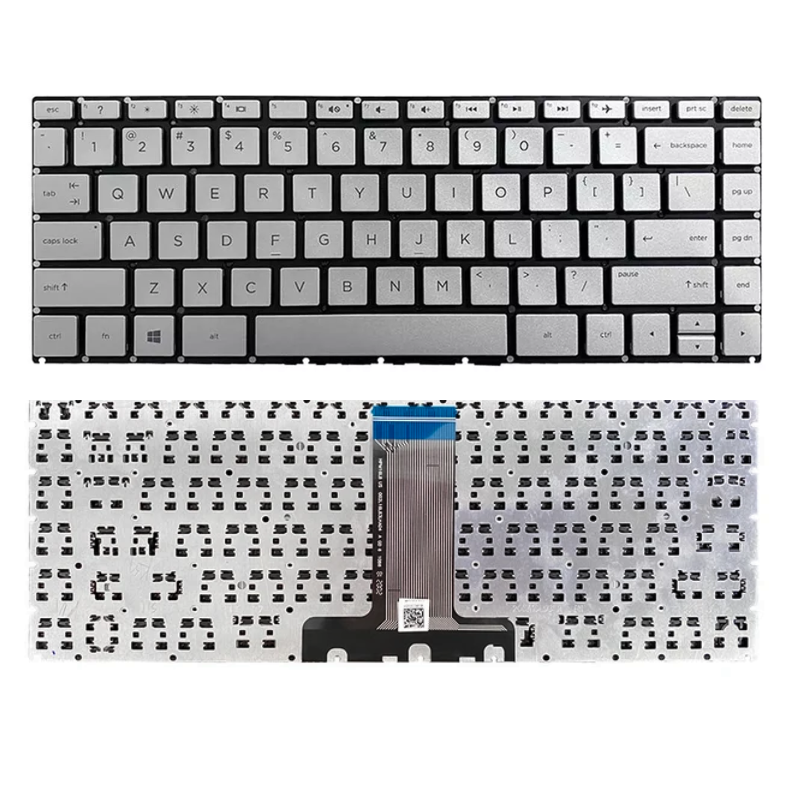 Cargue la imagen en el visor de la galería, HP 14S-CR 14S-DP 14S-CF 14-CF 14-DK 14-DP 14G-BR 14G-BU TPN-I135 TPN-I130 Series - Laptop Keyboard With Back Light US Layout
