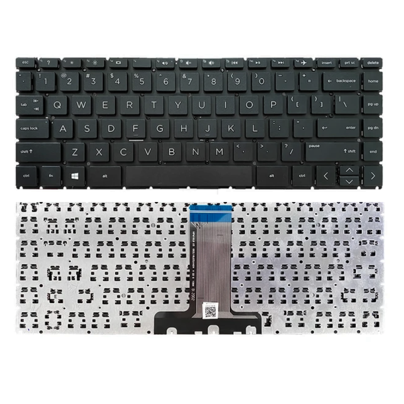 Cargue la imagen en el visor de la galería, HP 14S-CR 14S-DP 14S-CF 14-CF 14-DK 14-DP 14G-BR 14G-BU TPN-I135 TPN-I130 Series - Laptop Keyboard With Back Light US Layout
