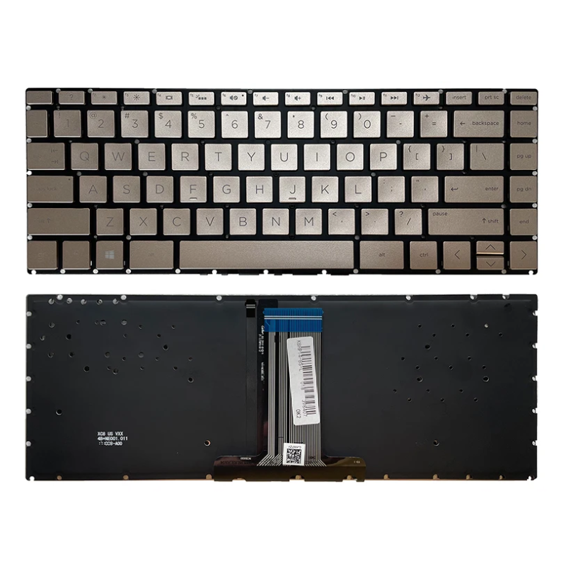 Cargue la imagen en el visor de la galería, HP 14S-CR 14S-DP 14S-CF 14-CF 14-DK 14-DP 14G-BR 14G-BU TPN-I135 TPN-I130 Series - Laptop Keyboard With Back Light US Layout
