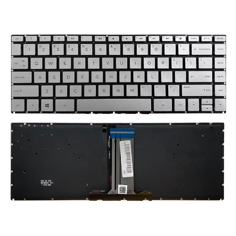 Cargue la imagen en el visor de la galería, HP 14S-CR 14S-DP 14S-CF 14-CF 14-DK 14-DP 14G-BR 14G-BU TPN-I135 TPN-I130 Series - Laptop Keyboard With Back Light US Layout
