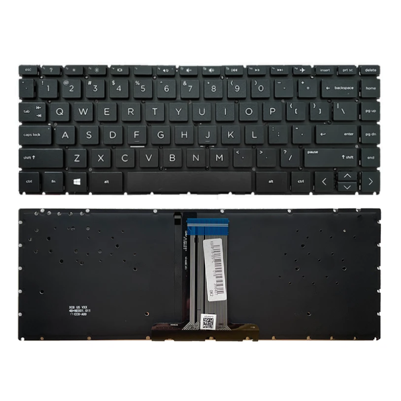 Cargue la imagen en el visor de la galería, HP 14S-CR 14S-DP 14S-CF 14-CF 14-DK 14-DP 14G-BR 14G-BU TPN-I135 TPN-I130 Series - Laptop Keyboard With Back Light US Layout
