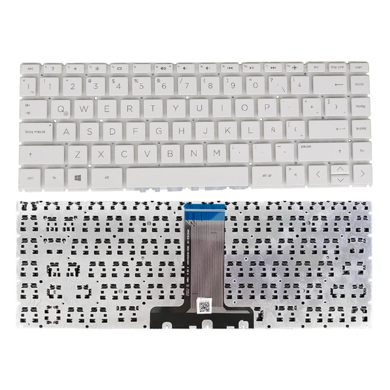 Cargue la imagen en el visor de la galería, HP 14S-CR 14S-DP 14S-CF 14-CF 14-DK 14-DP 14G-BR 14G-BU TPN-I135 TPN-I130 Series - Laptop Keyboard With Back Light US Layout
