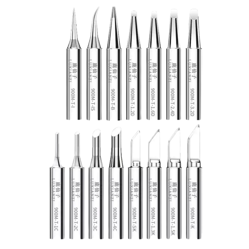 Cargue la imagen en el visor de la galería, [15-Piece Set] 936-Compatible Lead-Free Soldering Iron Tips
