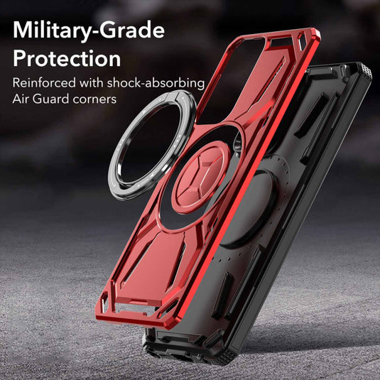 [Built-in ring bracket] Motorola Moto Edge 50 Ultra - Shield Shockproof Rugged Heavy Duty Case