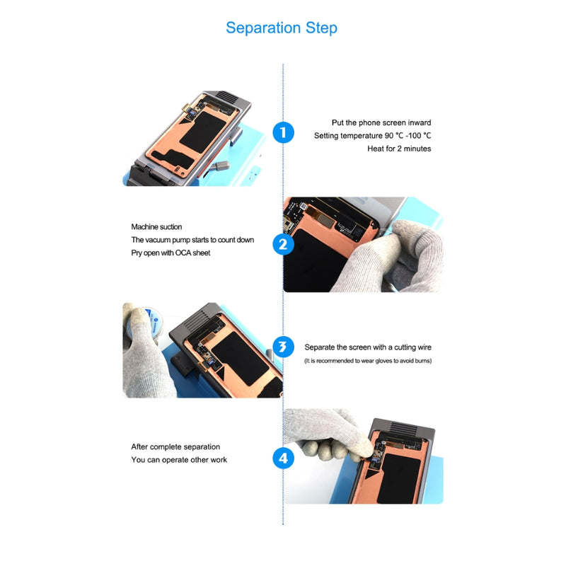 Load image into Gallery viewer, [S-918F] SUNSHINE Heater Vaccum LCD Separator Machine For Separating Edge S6,S7,S6+ S8 S8plus Edge Touch Screen Separator Machine - Polar Tech Australia
