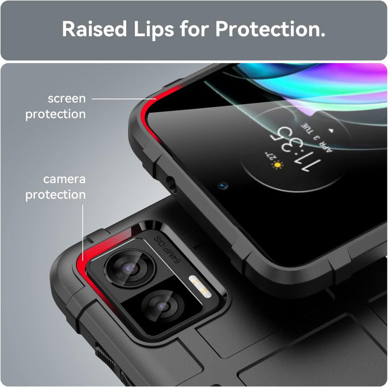 Load image into Gallery viewer, Motorola Moto Edge 30 Neo/Edge 30 Lite - Shield Shockproof Rugged Heavy Duty Case With 2PC 9H Glass Screen Protector
