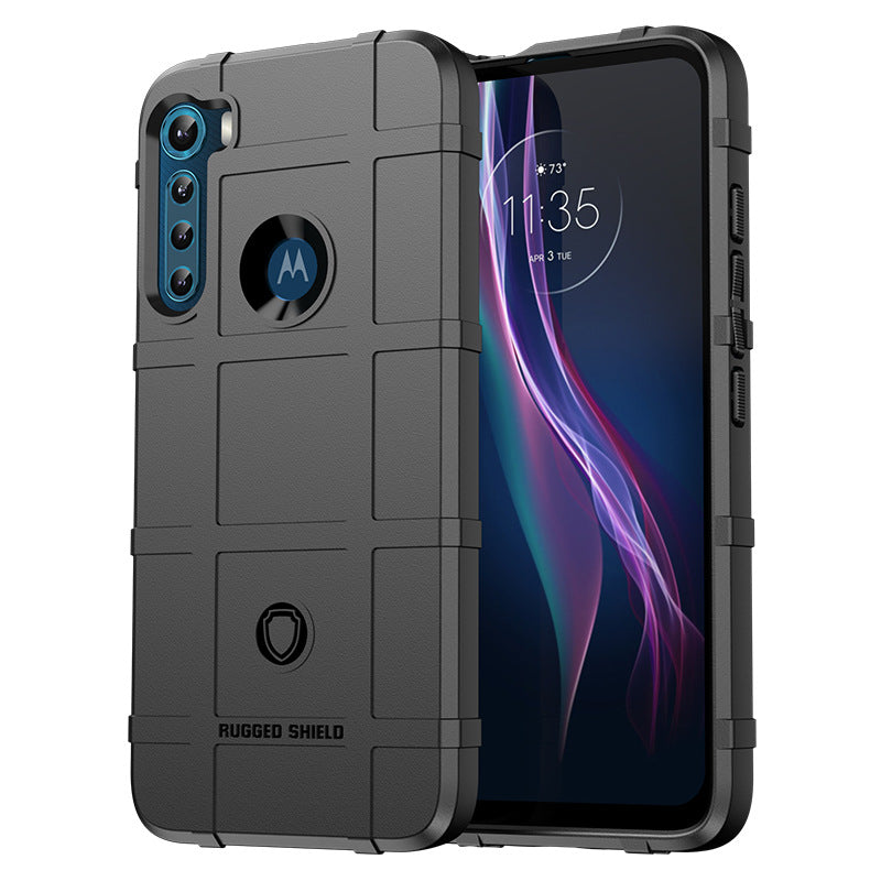 Chargez l&#39;image dans la visionneuse de la galerie, Motorola Moto One Fusion/One Fusion+ - Shield Shockproof Rugged Heavy Duty Case  With 2PC Tempered Glass Screen Protector
