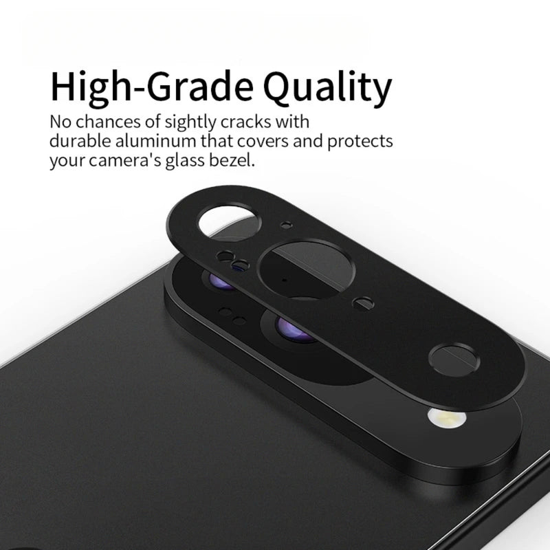 Load image into Gallery viewer, Google Pixel 9 / Pixel 9 Pro / Pixel 9 Pro XL - Metal Sticker Back Rear Camera Lens Glass Protector
