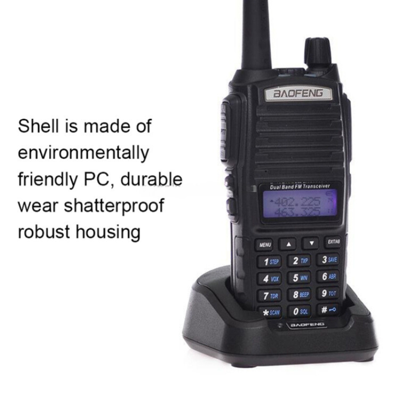 Chargez l&#39;image dans la visionneuse de la galerie, [UV-82] BaoFeng Dual Band Two-Way Radio FM VHF UHF Handheld Walkie Talkie
