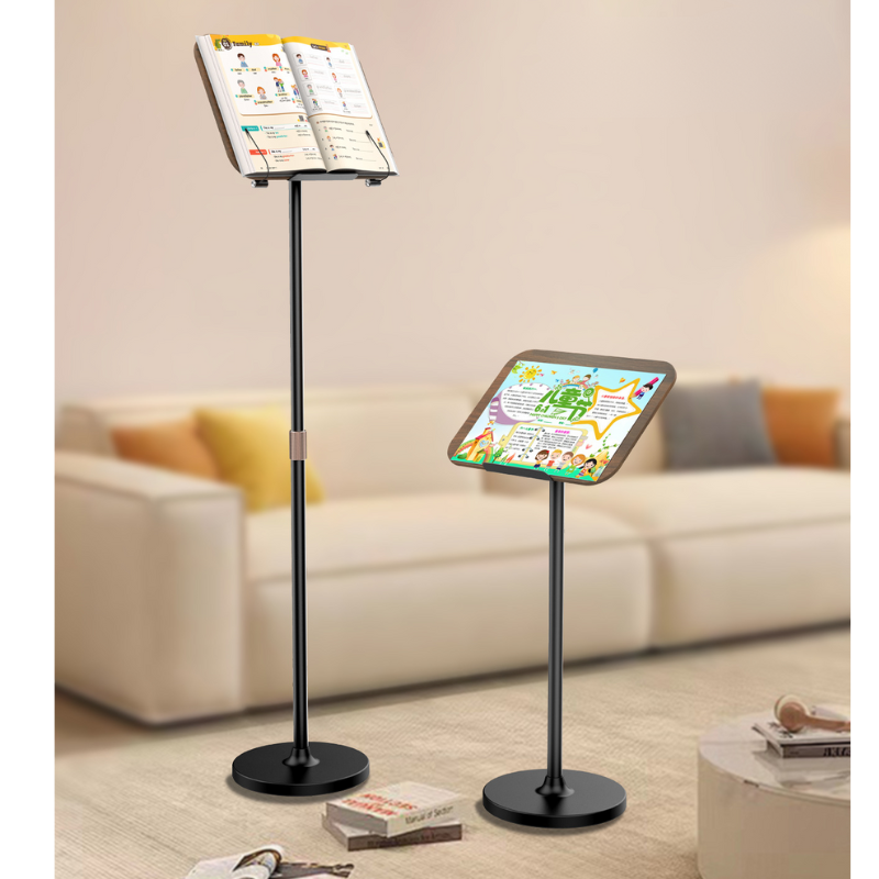 Cargue la imagen en el visor de la galería, [S02-B] BONERUY Floor-Standing Adjustable Laptop Stand Music Score Holder
