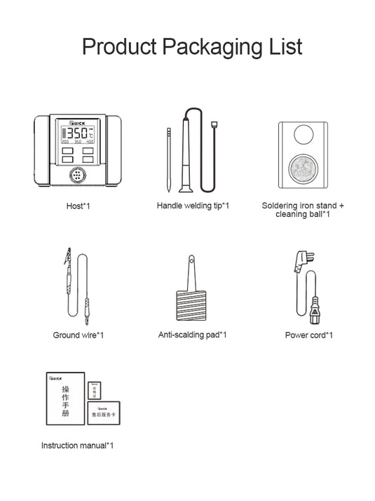 [TS11] QUICK Smart Precision Soldering Station - Polar Tech Australia