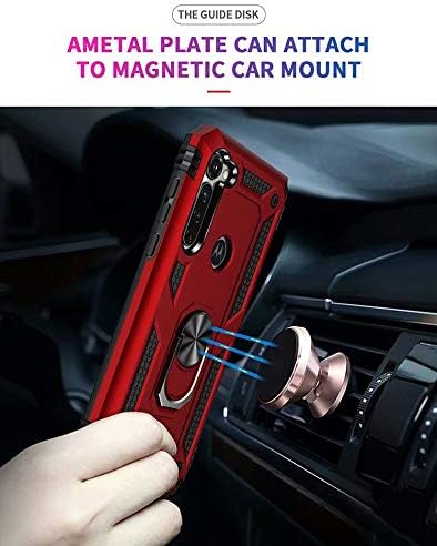 Cargue la imagen en el visor de la galería, [Magnetic Ring Kickstand] Motorola Moto G Stylus - Shield Shockproof Rugged Heavy Duty Case
