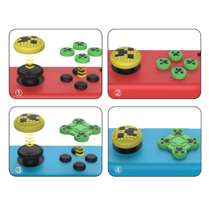 Cargue la imagen en el visor de la galería, Switch Controller Button Silicone Protective Stickers
