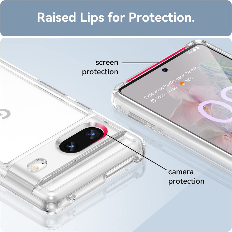 Cargue la imagen en el visor de la galería, Google Pixel 7A (GWKK3) - AirPillow Cushion Clear Transparent Back Cover Case - Polar Tech Australia
