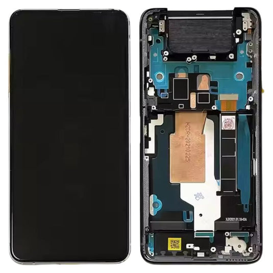 [Original With Frame] ASUS Zenfone 7 (ZS670KS) & 7 Pro (ZS671KS) - Touch Digitizer AMOLED LCD Display Screen Assembly