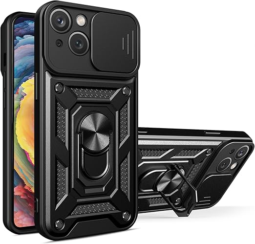 Cargue la imagen en el visor de la galería, [Magnetic Ring Kickstand][Camera Cover] Motorola Moto Edge 40Pro/Edge Plus 2023/X40/X40 Pro - Shield Shockproof Rugged Heavy Duty Case
