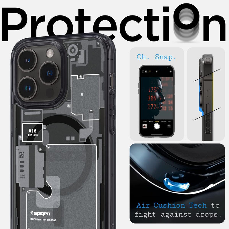 Chargez l&#39;image dans la visionneuse de la galerie, [Magsafe Compatible] Zero One Electron Tech Style Apple iPhone 15/Plus/Pro/Max Spigen SGP Ultra Hybrid (MagFit) Case - Polar Tech Australia
