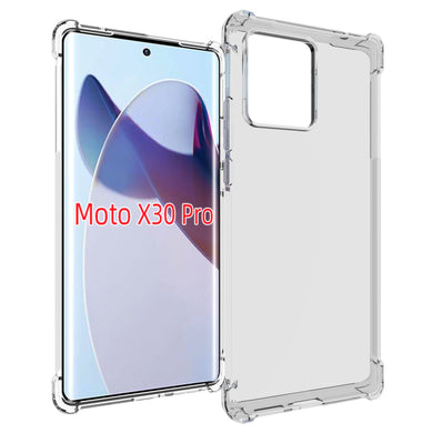 Motorola Moto X30 Pro - AirPillow Cushion Transparent Soft Clear TPU Four Corners Protective Case