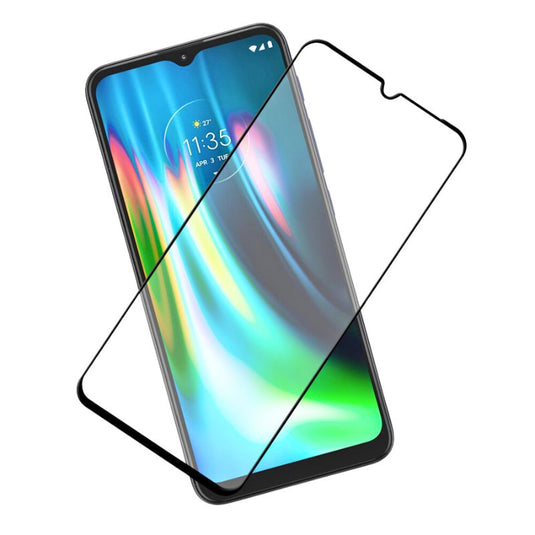 Motorola Moto G9 Play - Full Covered 9H Tempered Glass Screen Protecto