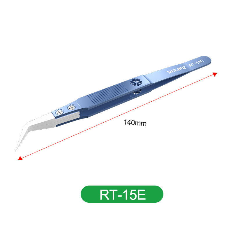 Load image into Gallery viewer, [RT-11E, RT-15E] RELIFE Precision Titanium Alloy Ceramic Tweezers - Polar Tech Australia
