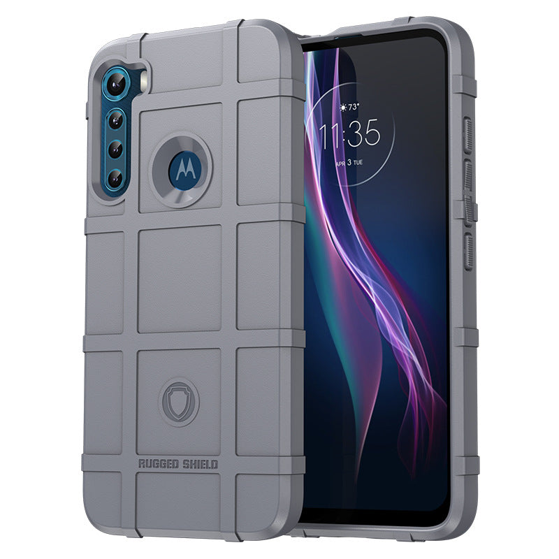 Chargez l&#39;image dans la visionneuse de la galerie, Motorola Moto One Fusion/One Fusion+ - Shield Shockproof Rugged Heavy Duty Case  With 2PC Tempered Glass Screen Protector
