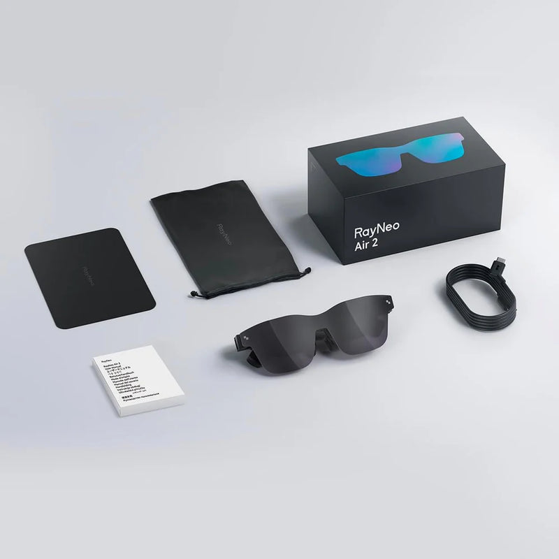 Cargue la imagen en el visor de la galería, FFalcon RayNeo AR Glass Air 2 - Portable Pocket 201&quot; 120Hz AR VR XR Glass Wearable Monitor
