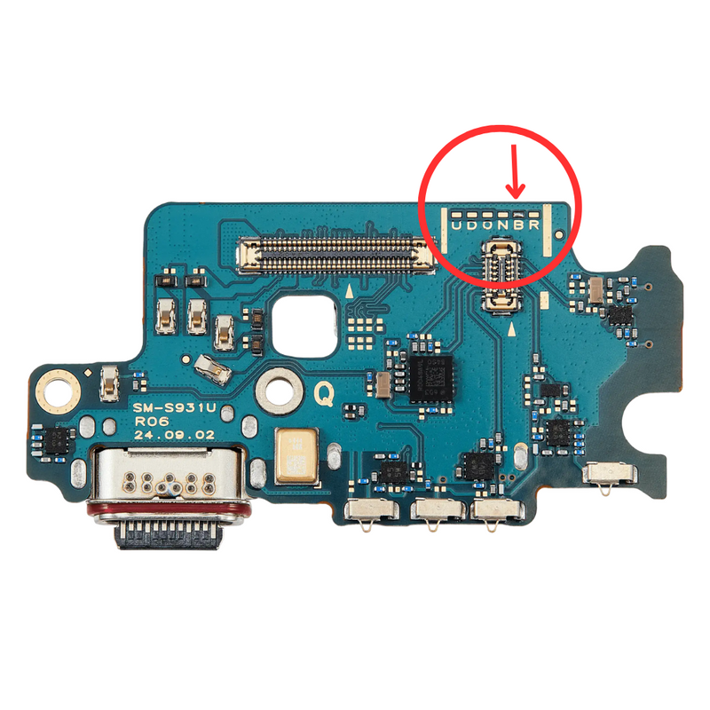 Chargez l&#39;image dans la visionneuse de la galerie, Samsung Galaxy S25 5G (SM-S931) Charging Port &amp; Sim Reader &amp; Mic Sub Board
