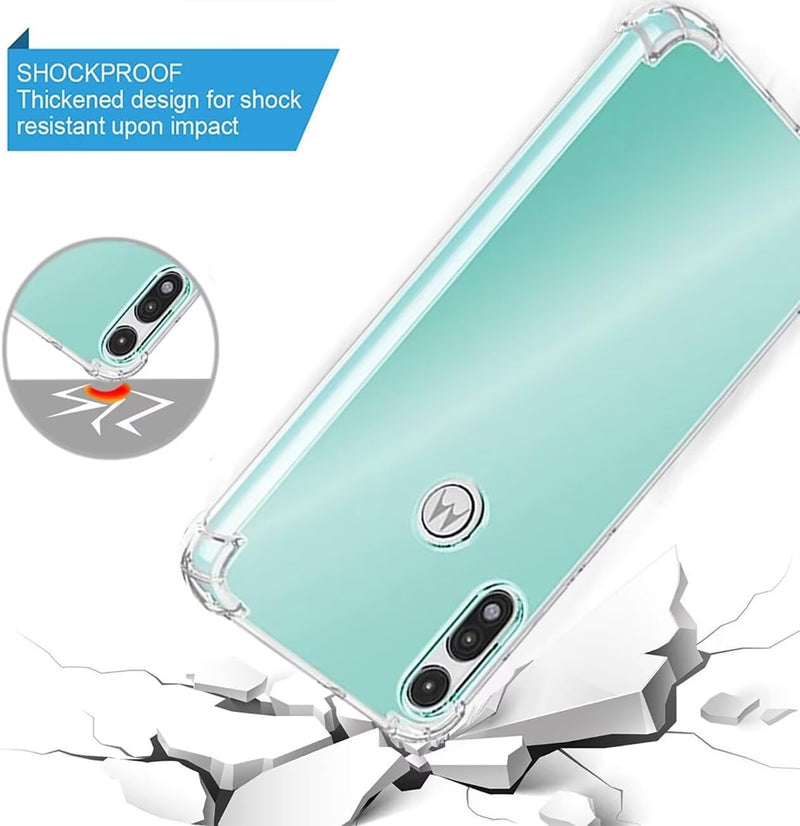 Load image into Gallery viewer, Motorola Moto E 2020 - AirPillow Cushion Transparent Soft Clear TPU Four Corners Protective Case
