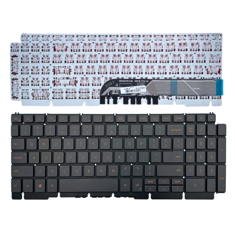 Chargez l&#39;image dans la visionneuse de la galerie, DELL G15 5510 5511 5520 5515 5525 5530 Series - Laptop Keyboard With Back Light US Layout
