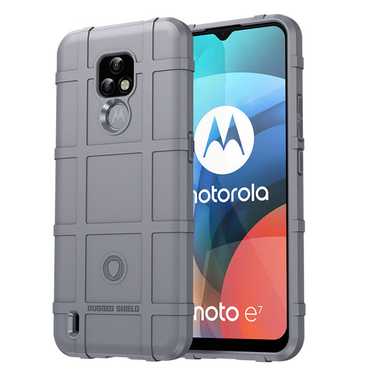 Motorola Moto E7/E7Plus/E7 Power/E7i Power - Shield Shockproof Rugged Heavy Duty Case With 2PC 9H Glass Screen Protector