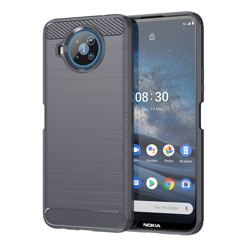 Cargue la imagen en el visor de la galería, Nokia 8/8.1/8 Sirocco/8 V 5G UW/8.3 5G - Shield Shockproof Rugged Heavy Duty Case With 2PC 9HD Tempered Glass Screen Protector
