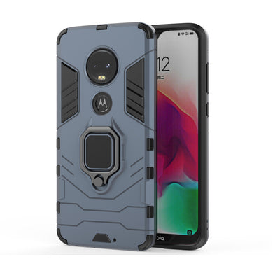 [Magnetic Kickstand] Motorola Moto G7/G7 Plus - Shield Shockproof Rugged Heavy Duty Case