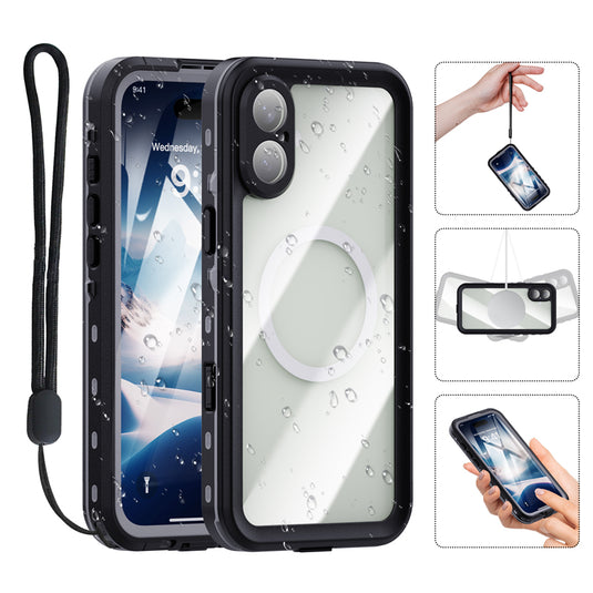 [Magsafe Compatible] Apple iPhone 16/16 Plus/16 Pro/16 Pro Max Redpepper Full Covered Waterproof Heavy Duty Tough Armor Case