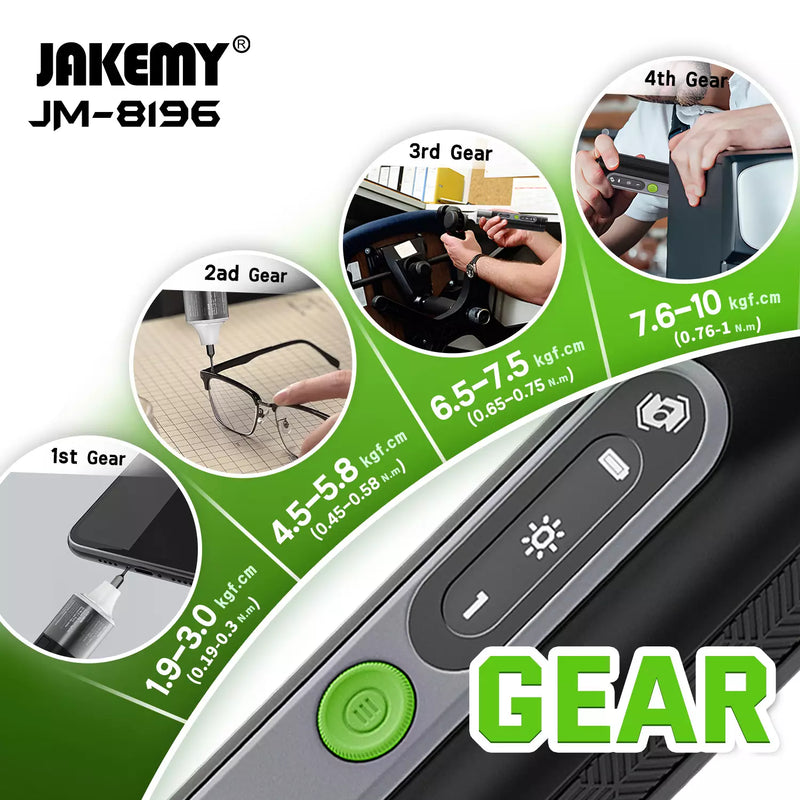 Cargue la imagen en el visor de la galería, [JM-8196] Jakemy 35 in 1 All-in-One Smart Dual Dynamics Precision Electric Screwdriver set
