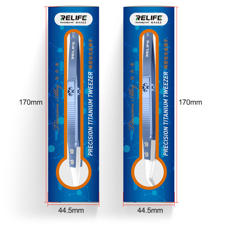 Load image into Gallery viewer, [RT-11E, RT-15E] RELIFE Precision Titanium Alloy Ceramic Tweezers - Polar Tech Australia
