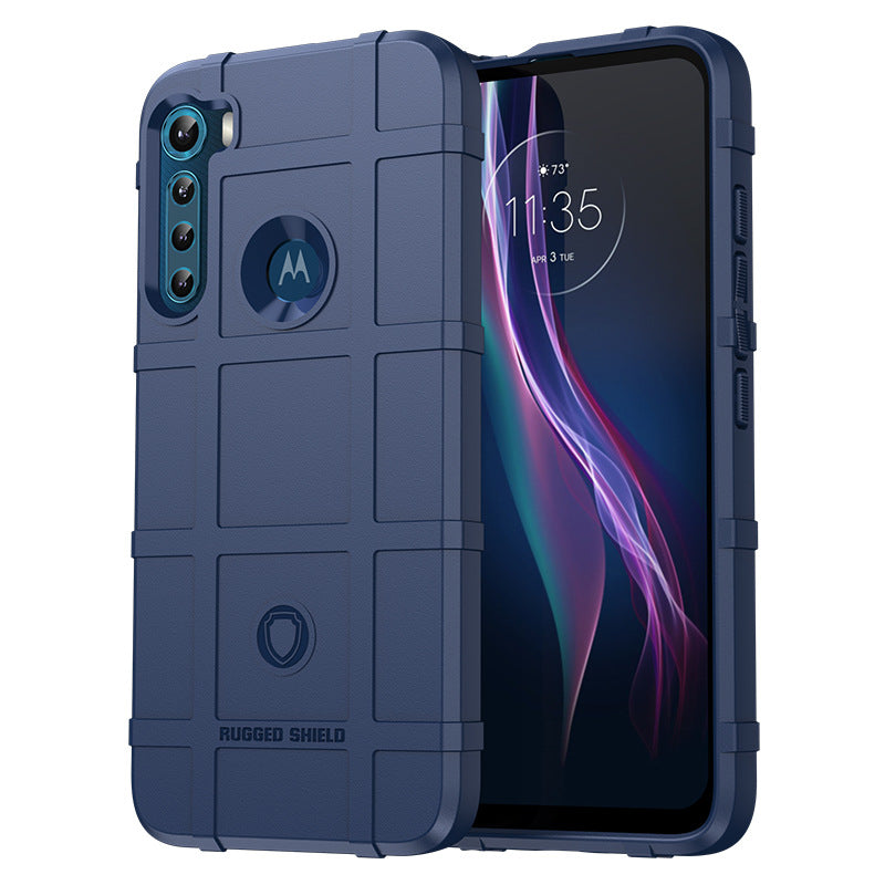 Chargez l&#39;image dans la visionneuse de la galerie, Motorola Moto One Fusion/One Fusion+ - Shield Shockproof Rugged Heavy Duty Case  With 2PC Tempered Glass Screen Protector
