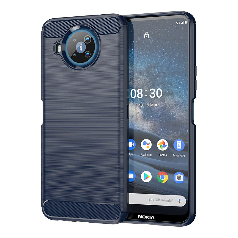 Cargue la imagen en el visor de la galería, Nokia 8/8.1/8 Sirocco/8 V 5G UW/8.3 5G - Shield Shockproof Rugged Heavy Duty Case With 2PC 9HD Tempered Glass Screen Protector
