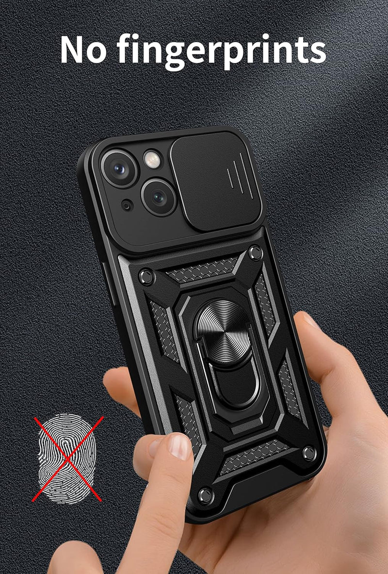 Cargue la imagen en el visor de la galería, [Magnetic Ring Kickstand][Camera Cover] Motorola Moto Edge 40Pro/Edge Plus 2023/X40/X40 Pro - Shield Shockproof Rugged Heavy Duty Case
